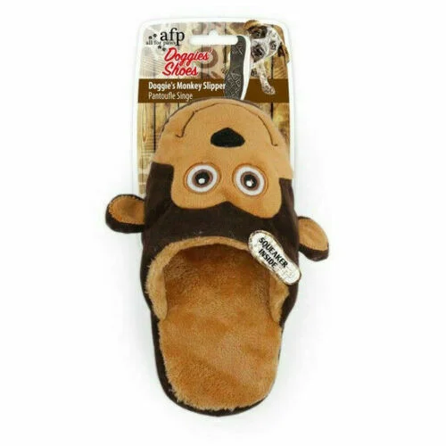 - Cat hair ball removal and hair removal creamAll For Paws Monkey Slipper Dog Chew Toy with Squeaker
