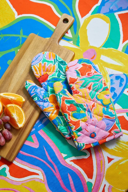 Pet ProductsFloweret Oven Mitt Set 2