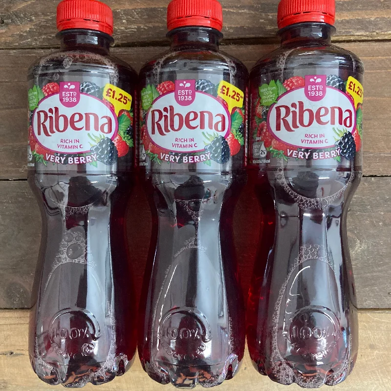 - Degradable pet feces bag6x Ribena Very Berry Juice Drink (6x500ml)