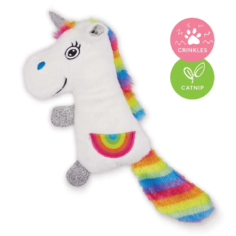  -Splash-proof food bowl AND Anti-choking slow food bowlCrinkle Unicorn with catnip
