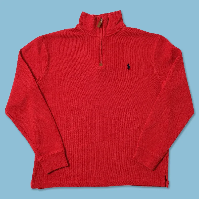 - Organic cotton dog bibsPolo Ralph Lauren Q-Zip Sweater Medium