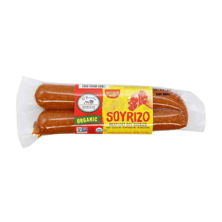 -Splash-proof food bowl AND Anti-choking slow food bowlEl Burrito Soyrizo Meatless Soy Chorizo - 340g -Splash-proof food bowl AND Anti-choking slow food bowlEl Burrito Soyrizo Meatless Soy Chorizo - 340g