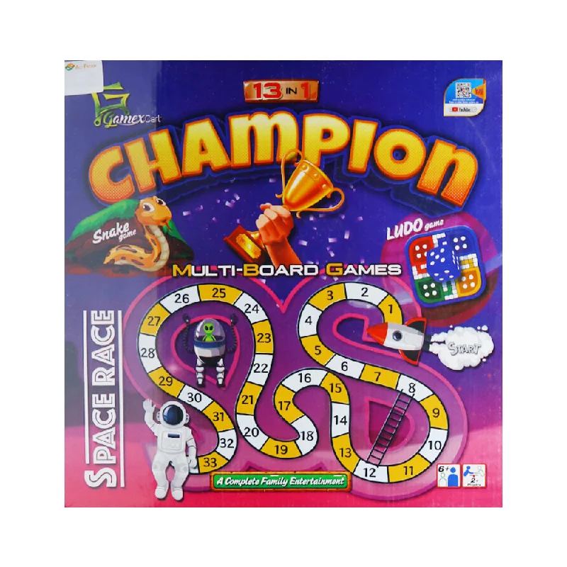 - Pet tear stain cleaning wipes7041 CHAMPION LUDO BOX 13 IN 1