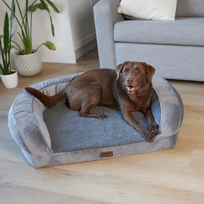  -Anti-scratch scratching board AND cat bed in oneCosy Nook Dog Bed - Satin Grey