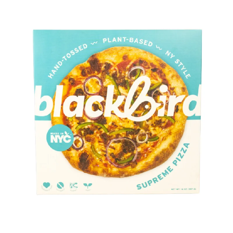 - Teething and chewing toys for puppiesBlackbird Foods Supreme Pizza - 397g