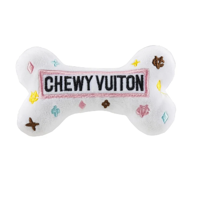 - Bird toy recommendationsWhite Chewy Vuiton Bone Dog Toy