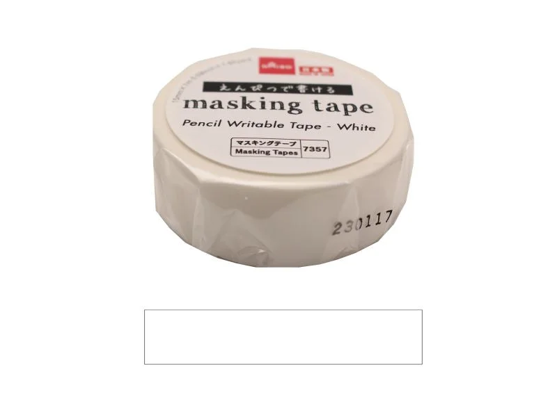 Pet ProductsMasking Tape -Pencil Writable Tape - White-