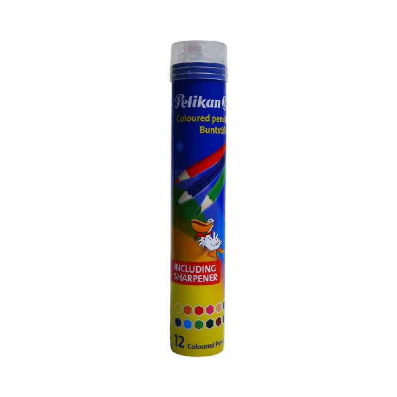 Pet Products724054 PELIKAN COLOR PENCIL CANE W SHARPENER 12PCS