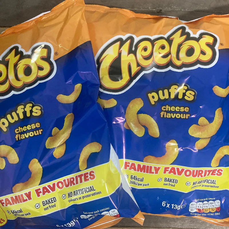-Anti-scratch sofa protective cover12x Cheetos Puffs Cheese Snack Bags (2 Packs of 6x13g) -Anti-scratch sofa protective cover12x Cheetos Puffs Cheese Snack Bags (2 Packs of 6x13g)