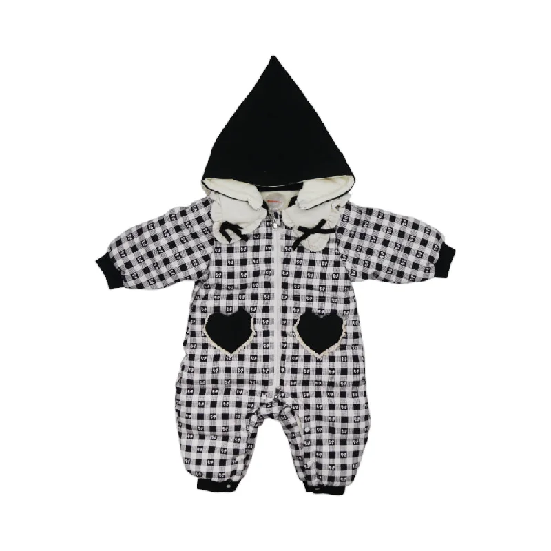 - Summer pet ice matGIRLS L/S 2PC QUILTED ROMPER HOODED 9-12M MZW-24 0018