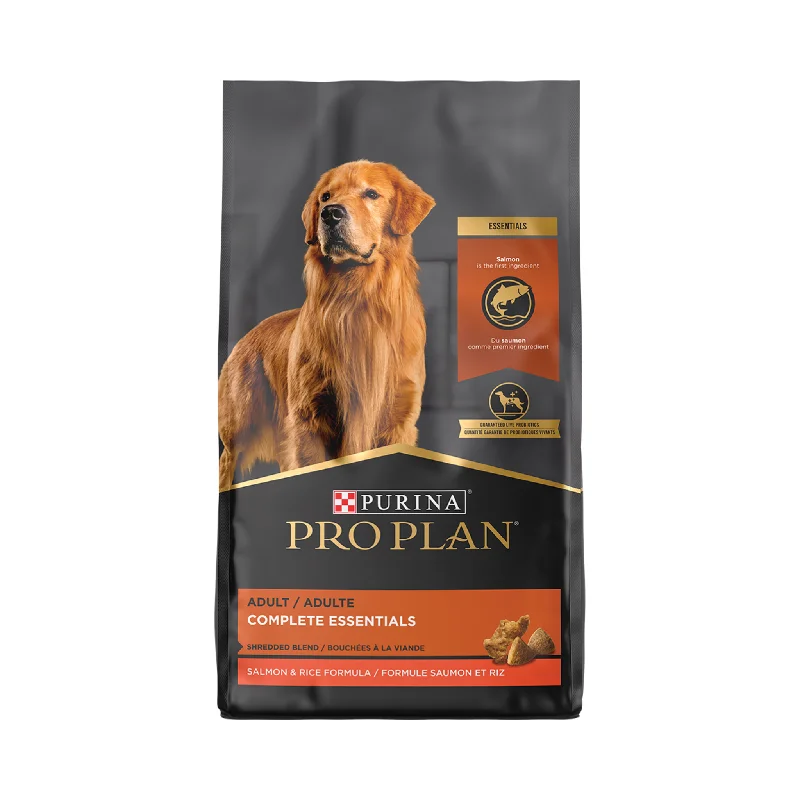 - Dog food nutritional analysisPro Plan Complete Essentials Shredded Salmon & Rice Adult Dry Dog Food