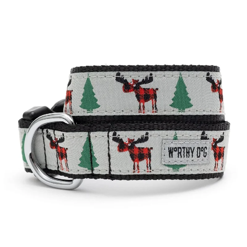  . **Pet clothes are thickened in winter**Buffalo Moose Dog Collar