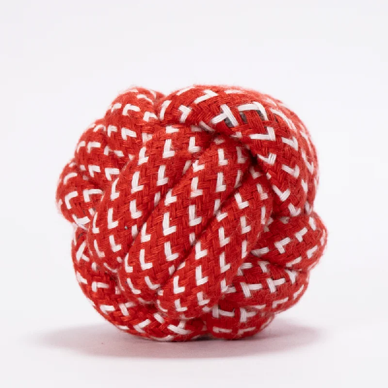 - Remote interactive pet feederSkatrs Ball Shaped Rope Chew Toy for Cats & Dogs (Red/White)