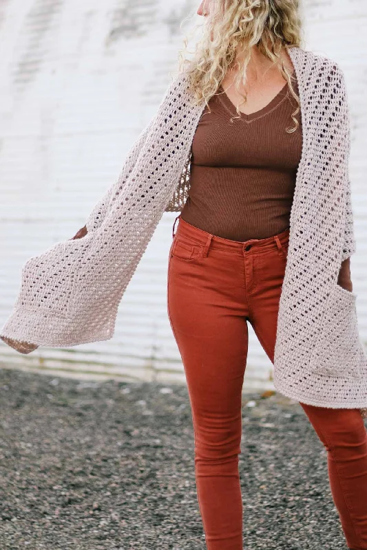 - Winter warm clothes for short-haired dogsCrochet Kit - Stay at Home Pocket Shawl
