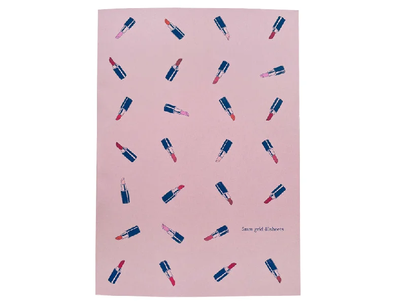 - Cat stress soothing sprayDesigned Cover Notebook A5 Grid 5mm 40sheets Lipstick