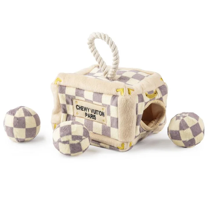 - Bird toy recommendationsChecker Chewy Vuiton Trunk Activity House Dog Toy