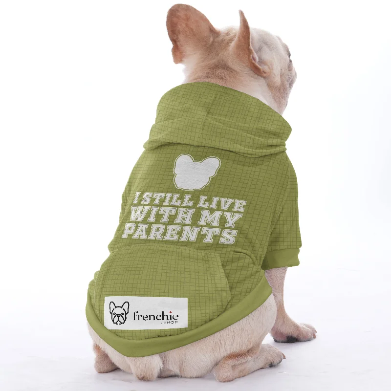 - Cat anti-jump window safety netI Still Live With My Parents - Hoodies for French Bulldog  | Frenchie Shop Original
