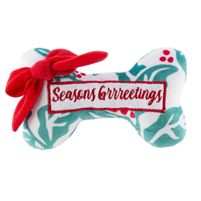 - How to choose pet toysSeasons Grrreetings Puppermint Bone Dog Toy
