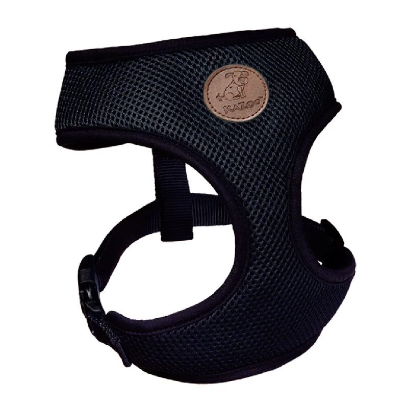 - Parrot climbing and standing wooden frameClassic Soft Walking Dog Harness - Black