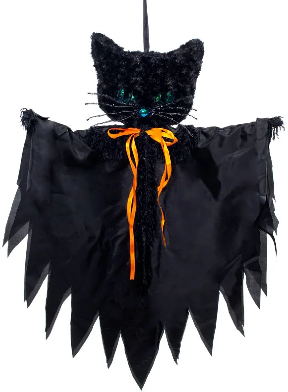 - Automatic temperature adjustment cat bedHanging Light Up Black Cat Halloween Decoration
