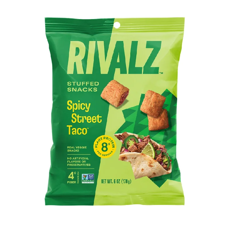 - Air box TSA certified check-inRivalz Spicy Street Taco Stuffed Snacks - Multiple Sizes