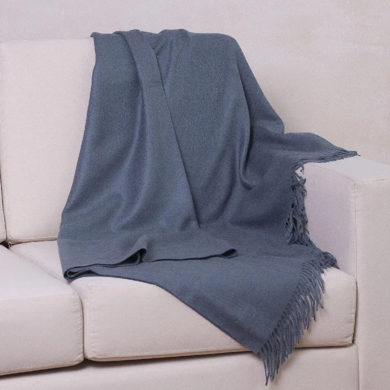 - Remote interactive pet feederBlissful Dream in Steel Blue 100% Baby Alpaca Throw Blanket in Steel Blue from Peru - Remote interactive pet feederBlissful Dream in Steel Blue 100% Baby Alpaca Throw Blanket in Steel Blue from Peru