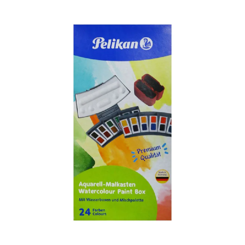 Pet Products721894 PELIKAN WATER COLOR PAINT BOX 24COL