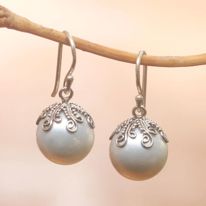 - Organic cotton dog bibsGoddess Fruit Cultured Pearl Dangle Earrings Crafted in Bali
