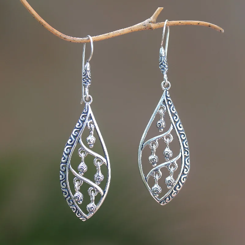 - ​​Christmas pet Christmas clothingIndonesian Dew Dangling Sterling Silver Earrings from Bali