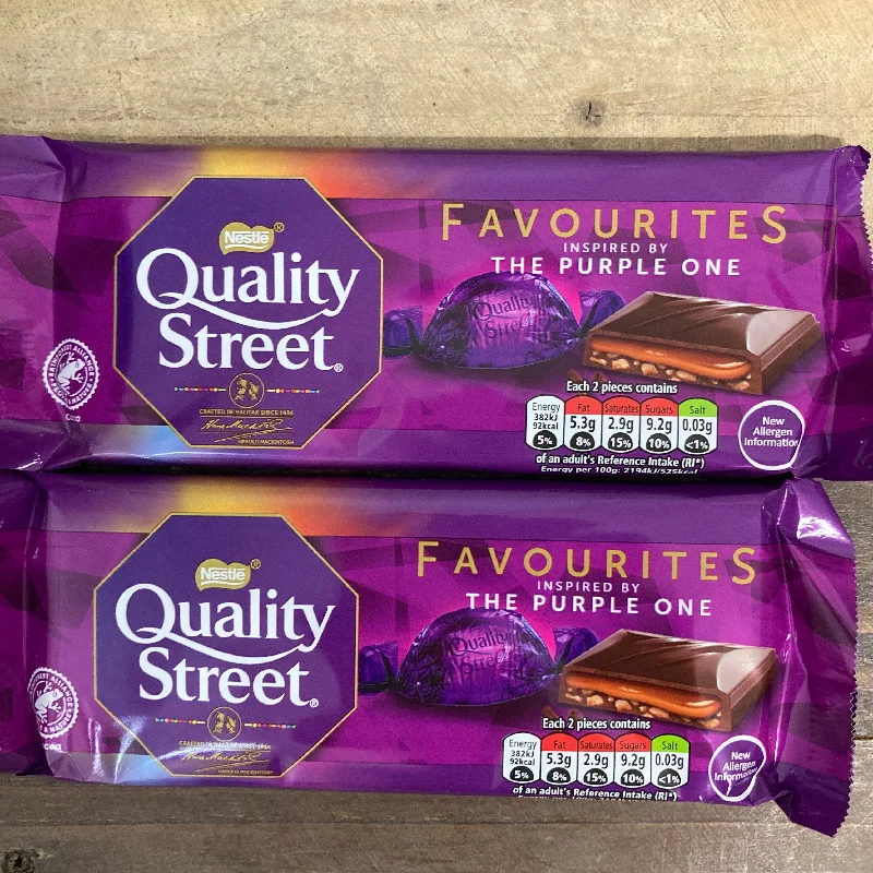 - Summer pet ice mat3x Quality Street Favourites The Purple One Sharing Chocolate Bars (3x87g)