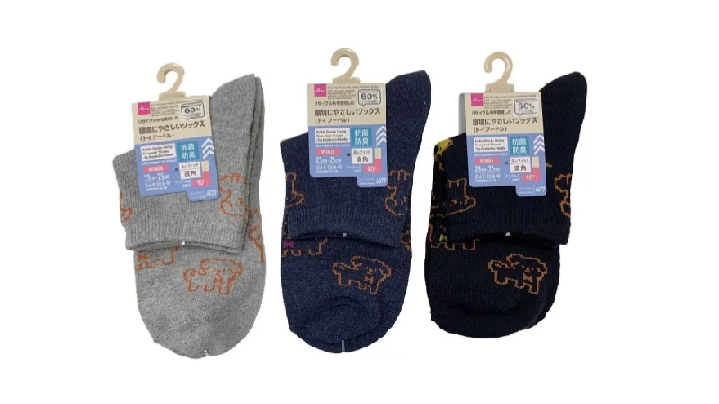 - Winter warm clothes for short-haired dogsAnkle Socks Using Recycled Thread Toy Poodle