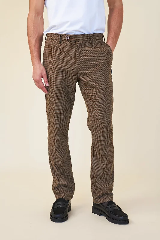 - Hamster silent running wheel to prevent chewingDOGTOOTH SMART TROUSER - FOX BROWN