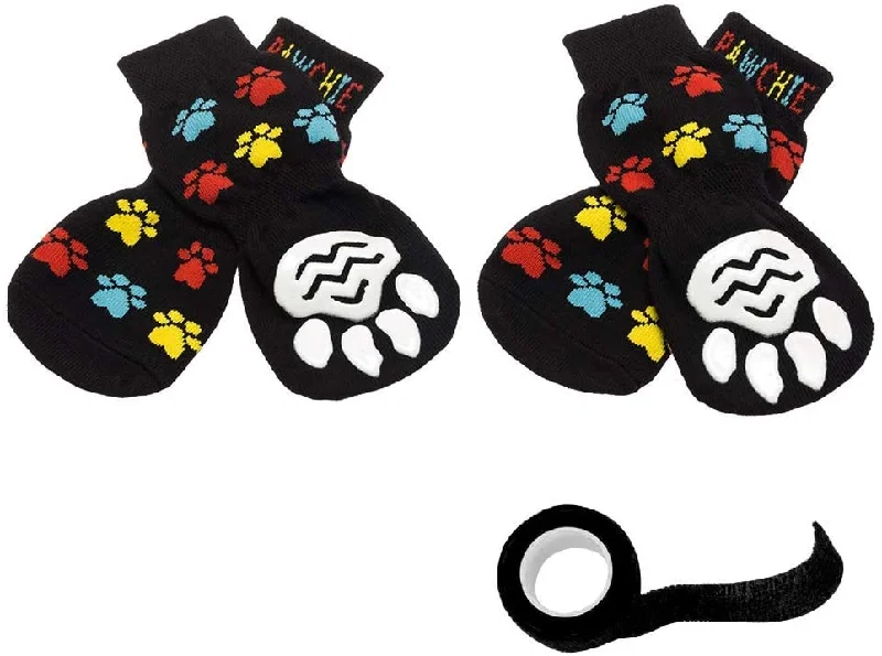 - Organic cotton dog bibsKUTKUT Anti-Slip Dog Socks for Medium, Large Dogs | Pack of 4pcs Pet Paw Protection for Injured Paw | Soft Comfortable Better Control On Hardwood Floor
