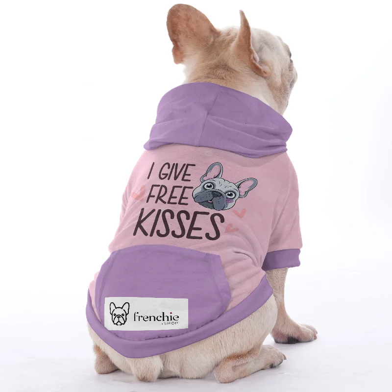 - Air box TSA certified check-inI Give Free Kisses - Hoodies for French Bulldog  | Frenchie Shop Original