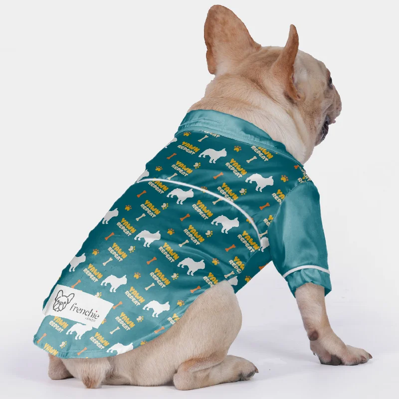  -Explosion-proof leash FOR LARGE dogsYawn,Repeat - Pajamas for French bulldog