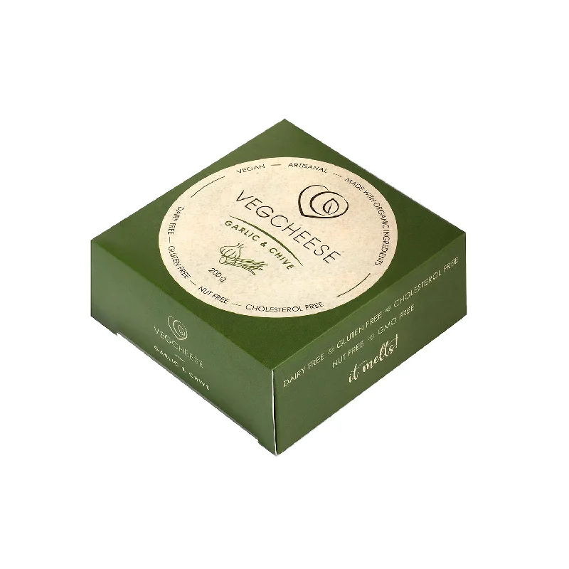 - Organic cotton dog bibsVegcheese Garlic & Chive Cheese - 200g