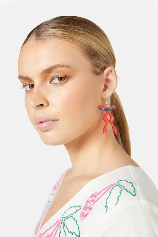  -Anti-scratch sofa protective coverRed Ribbon Earrings