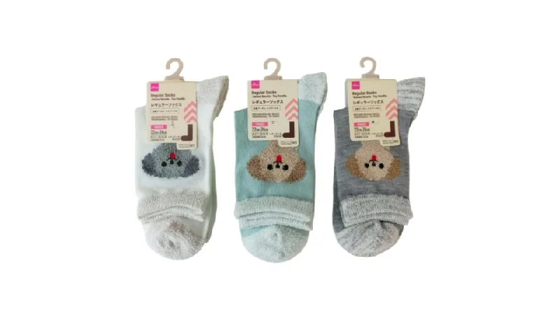  -Non-contact cat thermometerRegular Socks - Raised Boucle - Toy Poodle
