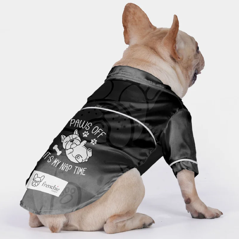 - Winter warm clothes for short-haired dogsPaws off, it’s my nap time - Pajamas for French bulldog
