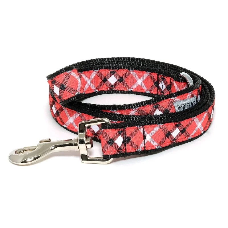  . **Dog toy sound ball**Bias Plaid Dog Leash Red