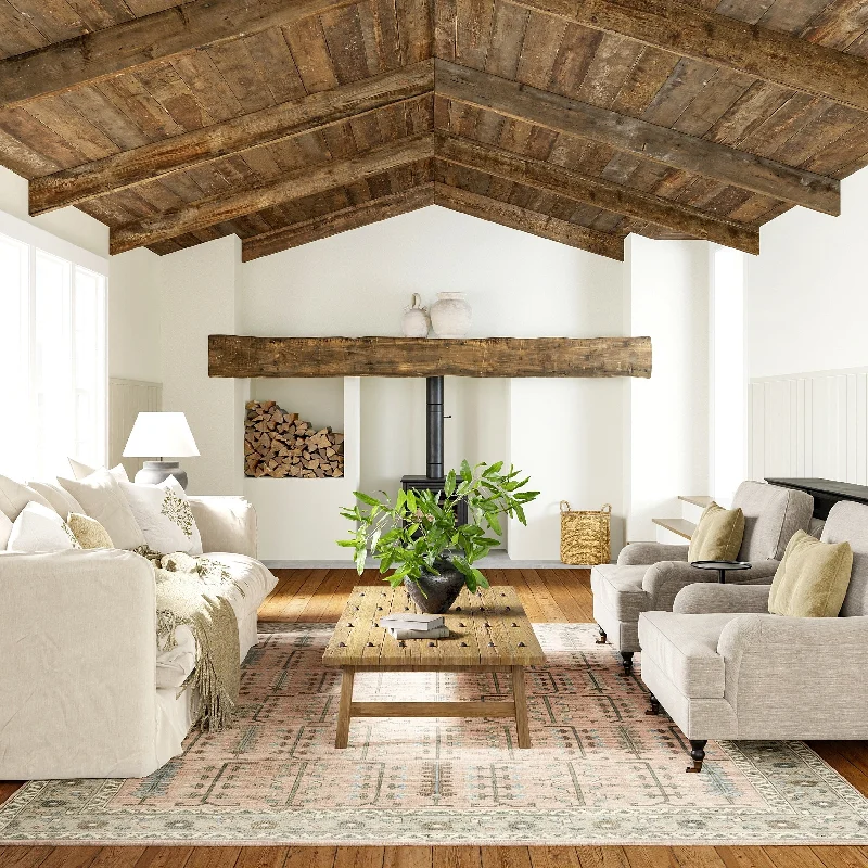 ---Lauren Liess x Rugs USA Mythic Wool and Cotton Area Rug