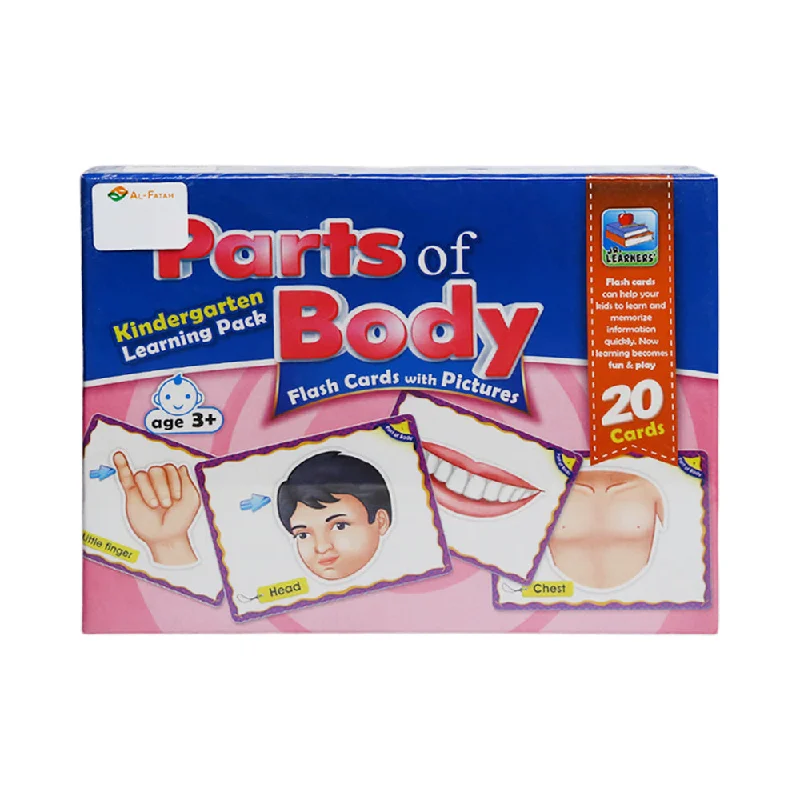 - Dog anti-slip mat2411 PARTS OF BODY FLASH CARDS 20 CARDS