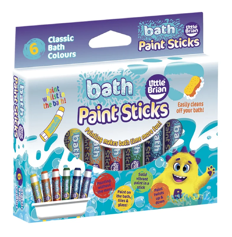 -Splash-proof food bowl AND Anti-choking slow food bowlLittle Brian Paint Sticks BATH 6 Pack -Splash-proof food bowl AND Anti-choking slow food bowlLittle Brian Paint Sticks BATH 6 Pack