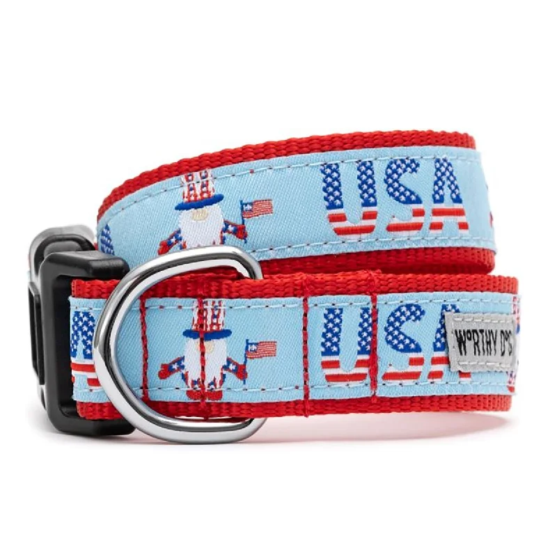  . **Pet traction rope is anti-explosion**Uncle Sam Gnome Dog Collar