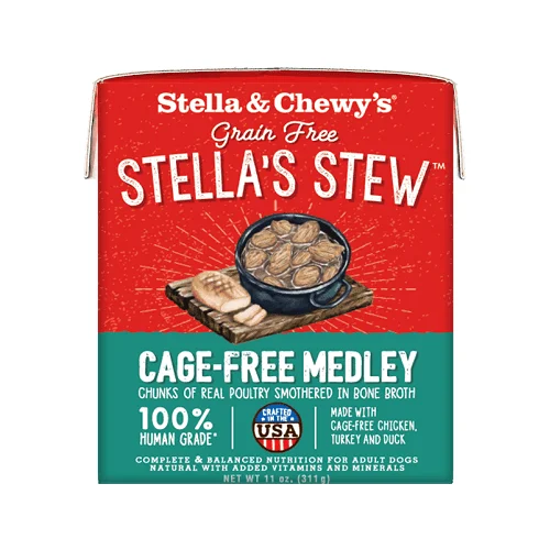 - Pregnant cat delivery room warming box*(Best By 2025-03-20)* Wet Dog Food - Stella's Stew - Cage Medley Stew - 11 oz