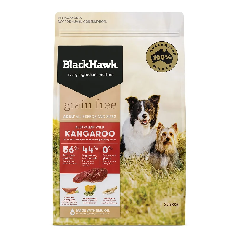 - High protein dog foodBlack Hawk Grain Free Kangaroo Adult Dry Dog Food