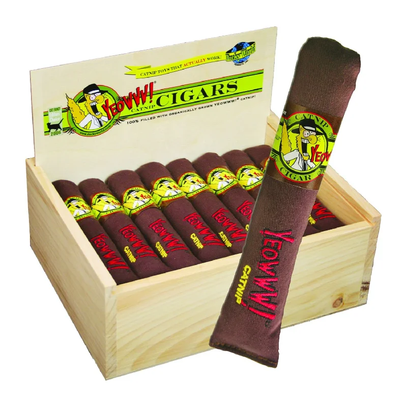 - Air box TSA certified check-inCatnip Cat Toy - Cigars - Classic Brown - 1 pc
