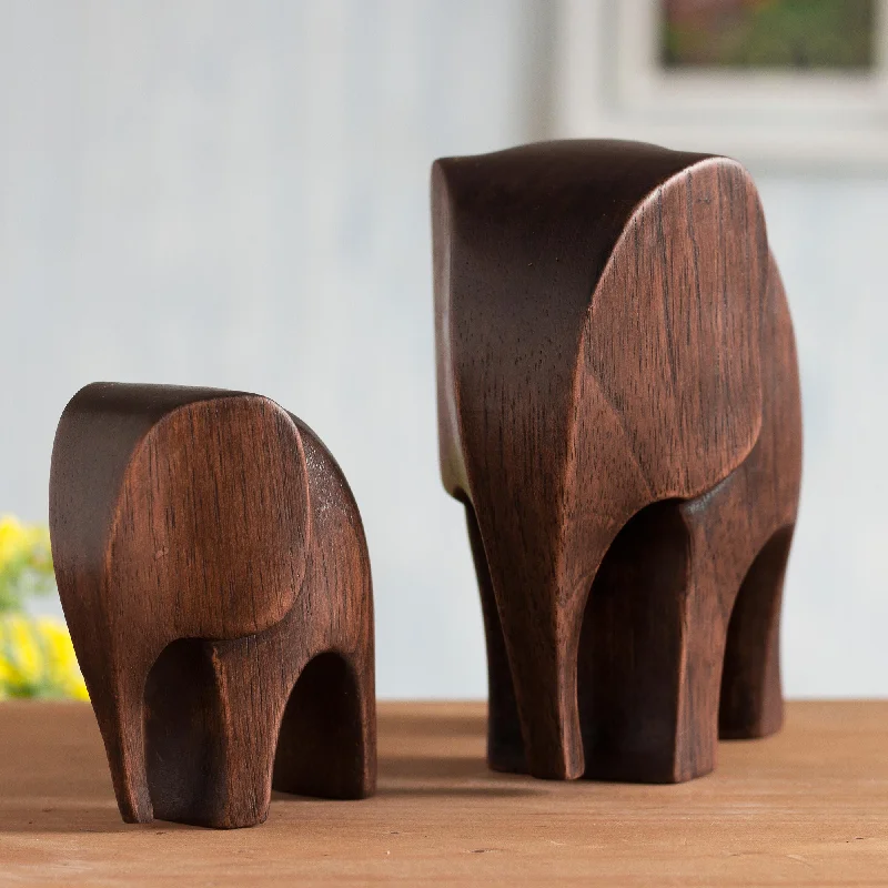-Anti-scratch sofa protective coverDark Brown Elephants Cedar Wood Elephant Figurines from Peru (Pair) -Anti-scratch sofa protective coverDark Brown Elephants Cedar Wood Elephant Figurines from Peru (Pair)