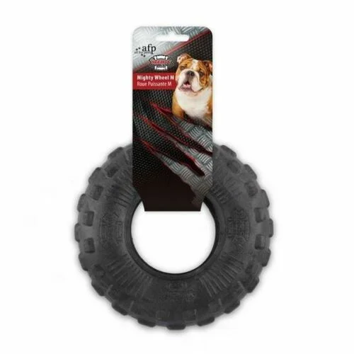 - Parrot climbing and standing wooden frameAll For Paws Mighty Rex Wheel Tough Rubber Tyre Chew Toy (Medium)
