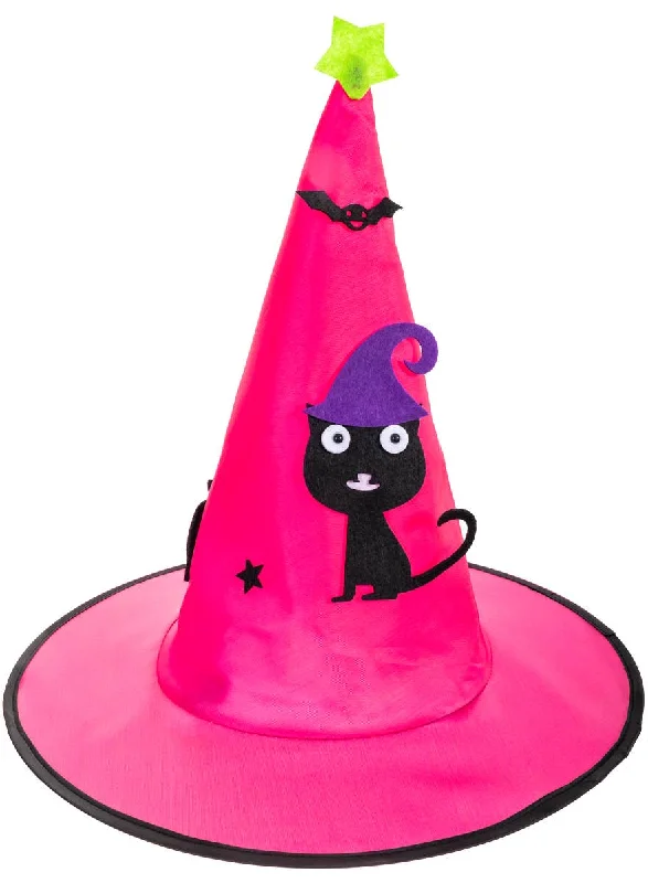 - Rabbit grass rack to prevent waste food boxCute Pink and Black Cat Kids Halloween Witch Hat